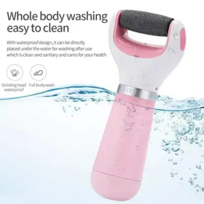 Rechargeable Pedicure Machine – Foot & Heel Care Device with 2 Roller Heads for Smooth, Soft Feet