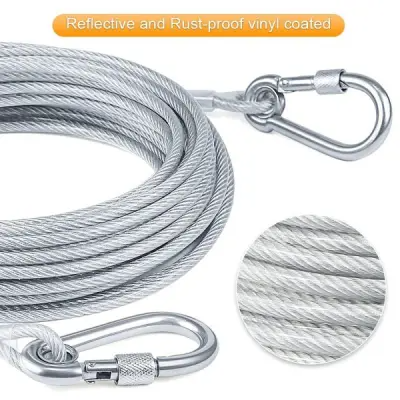 Stainless Steel Clothesline Rope | Heavy Duty Rust-Resistant Multifunctional Clothes Drying Rope_000954