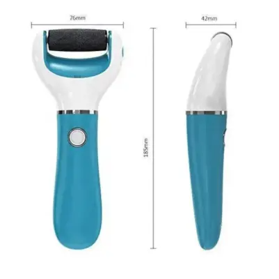 Rechargeable Pedicure Machine – Foot & Heel Care Device with 2 Roller Heads for Smooth, Soft Feet