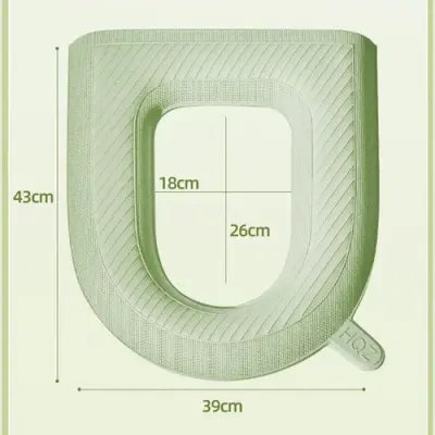 2 Pcs Premium Waterproof Silicone Toilet Seat Cushion –